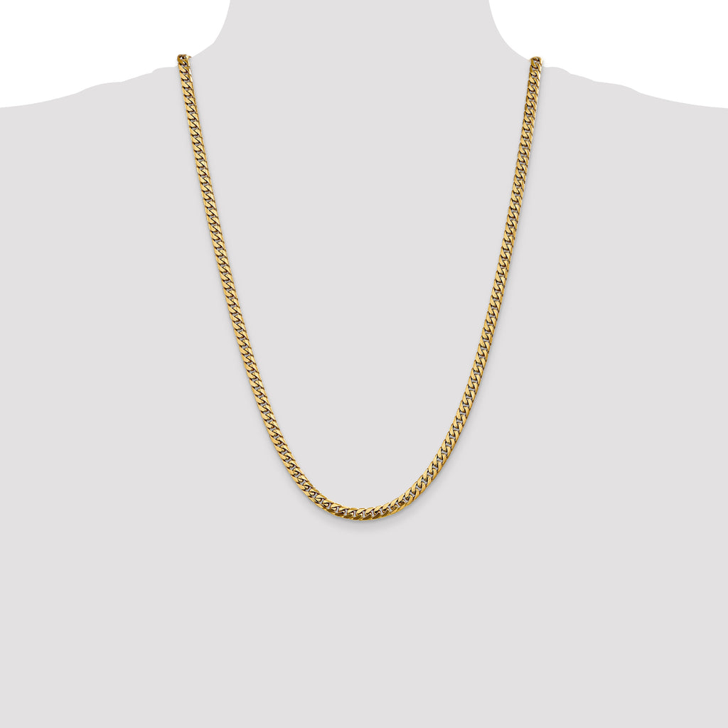 10k 5mm Solid Miami Cuban Chain