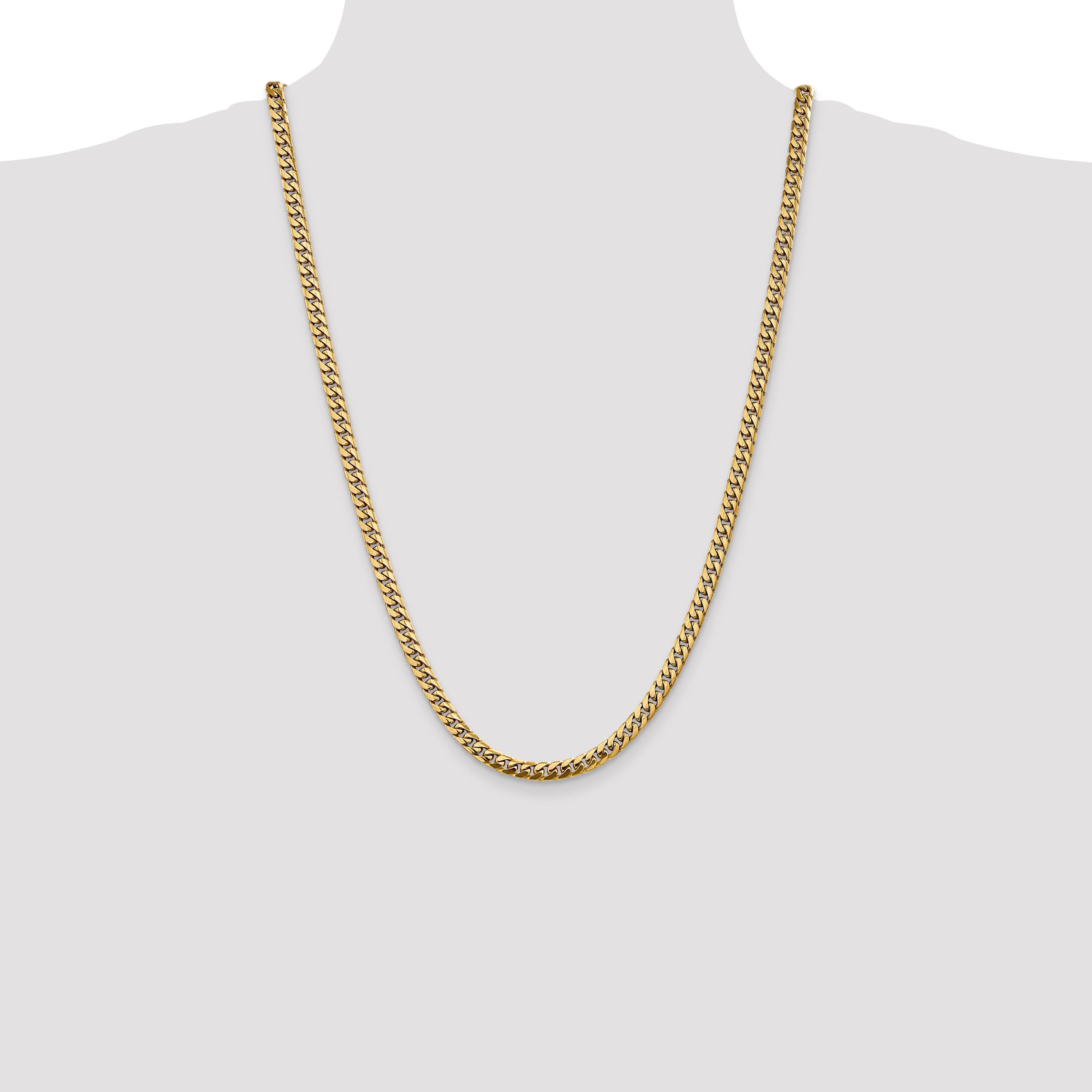 10k 5mm Solid Miami Cuban Chain