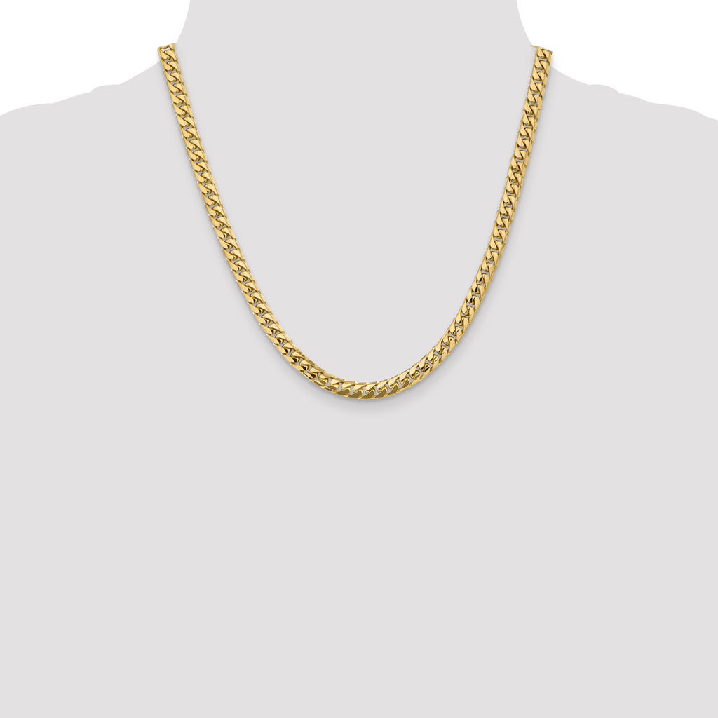 10k 5.5mm Solid Miami Cuban Chain