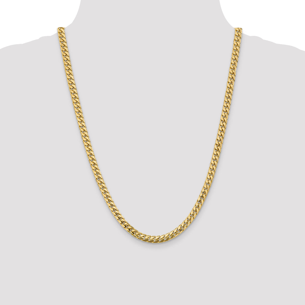 10k 5.5mm Solid Miami Cuban Chain