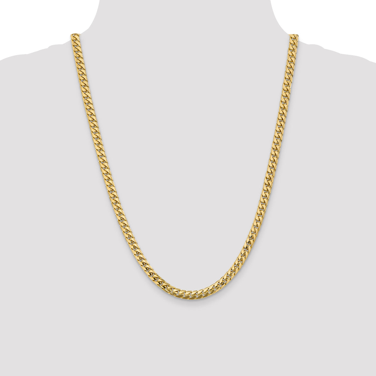 10k 5.5mm Solid Miami Cuban Chain