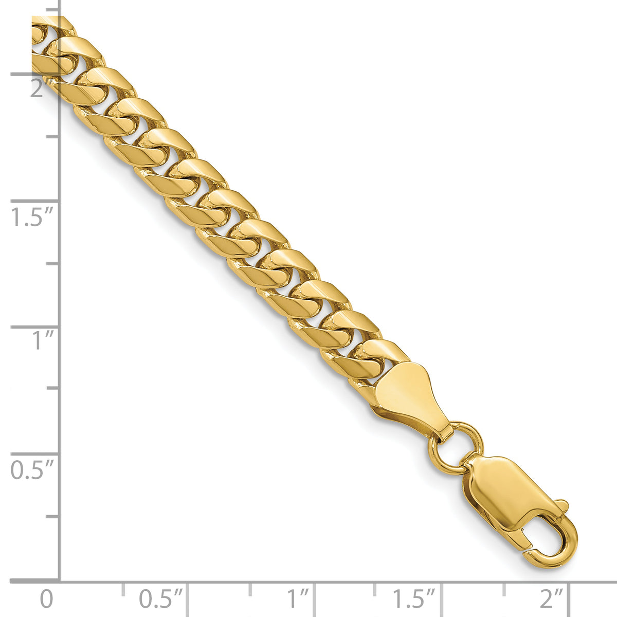 10k 5.5mm Solid Miami Cuban Chain