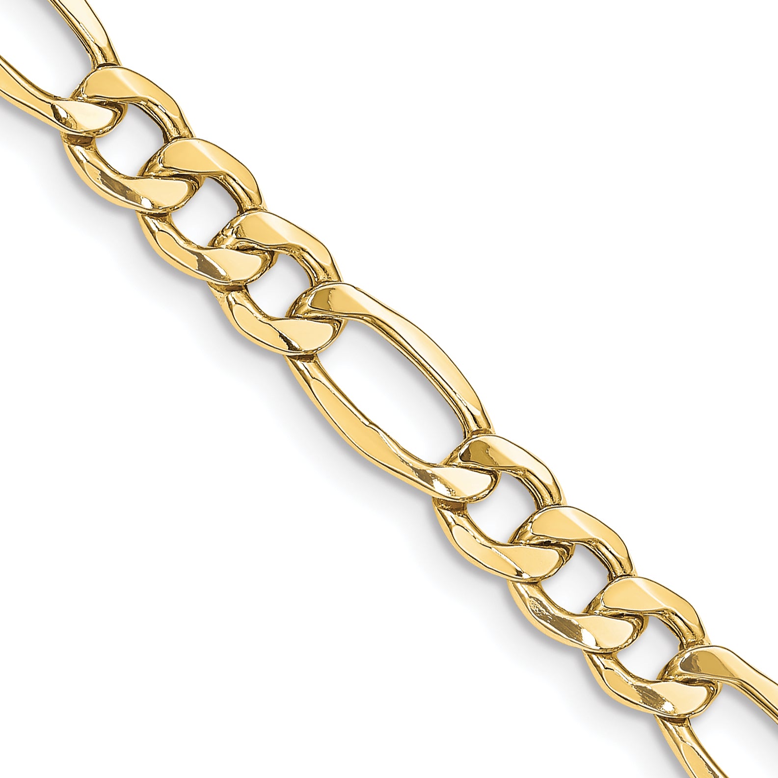 8.5mm 10K Yellow Gold Figaro Chain - Sophia Jewelers Main image