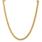 10k 6.75mm Semi-Solid Miami Cuban Chain