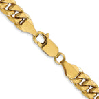 6.75mm 10K Yellow Gold Miami Cuban Link Chain - Sophia Jewelers