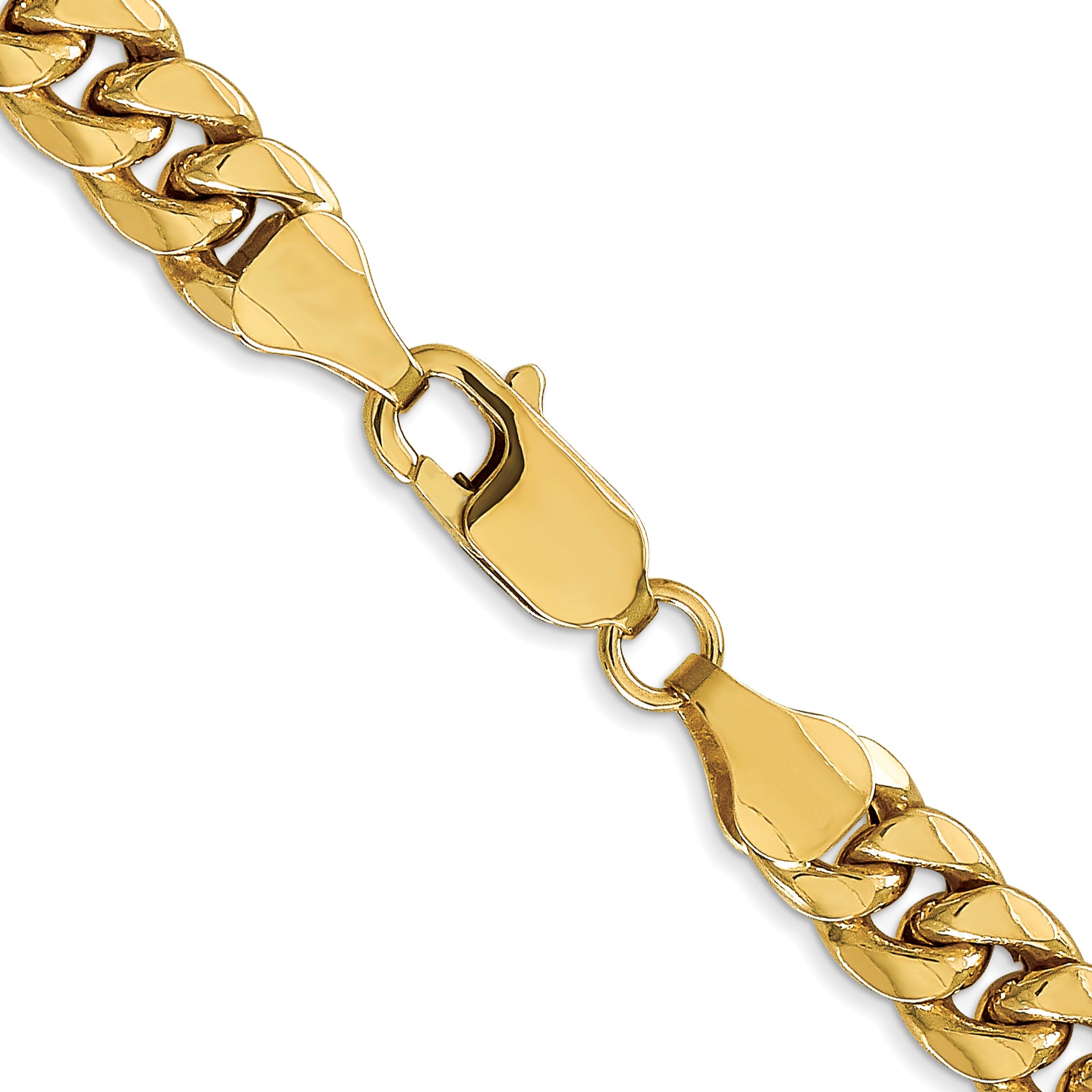 6.75mm 10K Yellow Gold Miami Cuban Link Chain - Sophia Jewelers