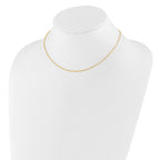 1.25mm 10K Yellow Gold Singapore Chain - Sophia Jewelers
