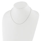 1.25mm 10K White Gold Singapore Chain - Sophia Jewelers
