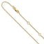 0.8mm 10K Yellow Gold Baby Spiga Chain - Sophia Jewelers