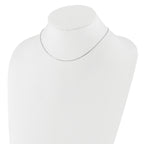 0.7mm 10K White Gold Box Chain - Sophia Jewelers