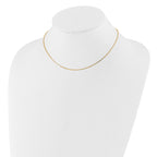 0.85mm 10K Yellow Gold Box Chain - Sophia Jewelers