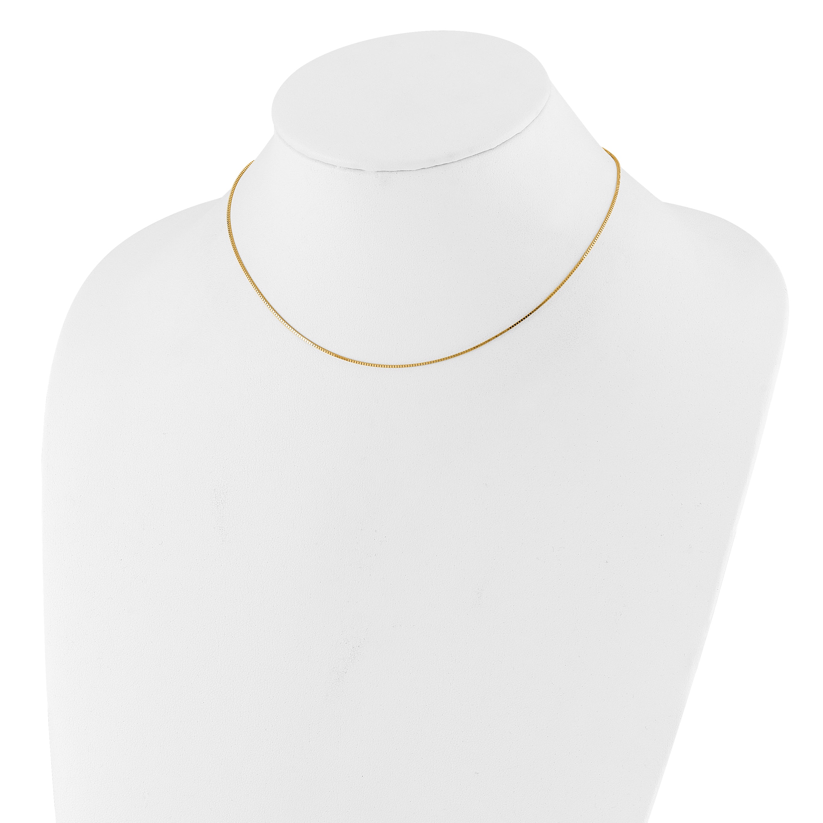0.85mm 10K Yellow Gold Box Chain - Sophia Jewelers