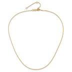 0.85mm 10K Yellow Gold Box Chain - Sophia Jewelers