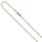 0.85mm 10K Yellow Gold Box Chain - Sophia Jewelers