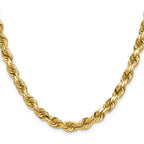 10K 6.5mm Diamond-Cut Rope Chain