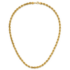 10K 6.5mm Diamond-Cut Rope Chain