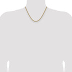 2.75mm 10K Yellow Gold Solid Rope Chain - Sophia Jewelers