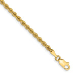 10k 2.75mm Solid Regular Rope Chain