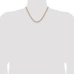 3.0mm 10K Yellow Gold Solid Rope Chain - Sophia Jewelers