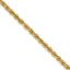 3.0mm 10K Yellow Gold Solid Rope Chain - Sophia Jewelers