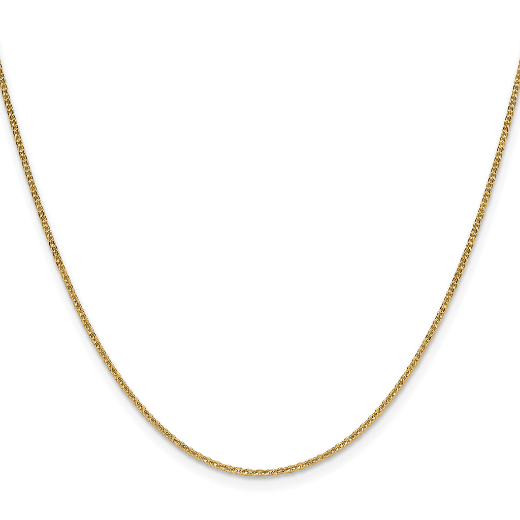 1.4mm 10K Yellow Gold Flat Cable Chain - Sophia Jewelers