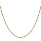 1.4mm 10K Yellow Gold Flat Cable Chain - Sophia Jewelers