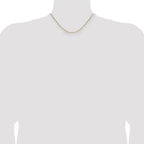 1.4mm 10K Yellow Gold Flat Cable Chain - Sophia Jewelers
