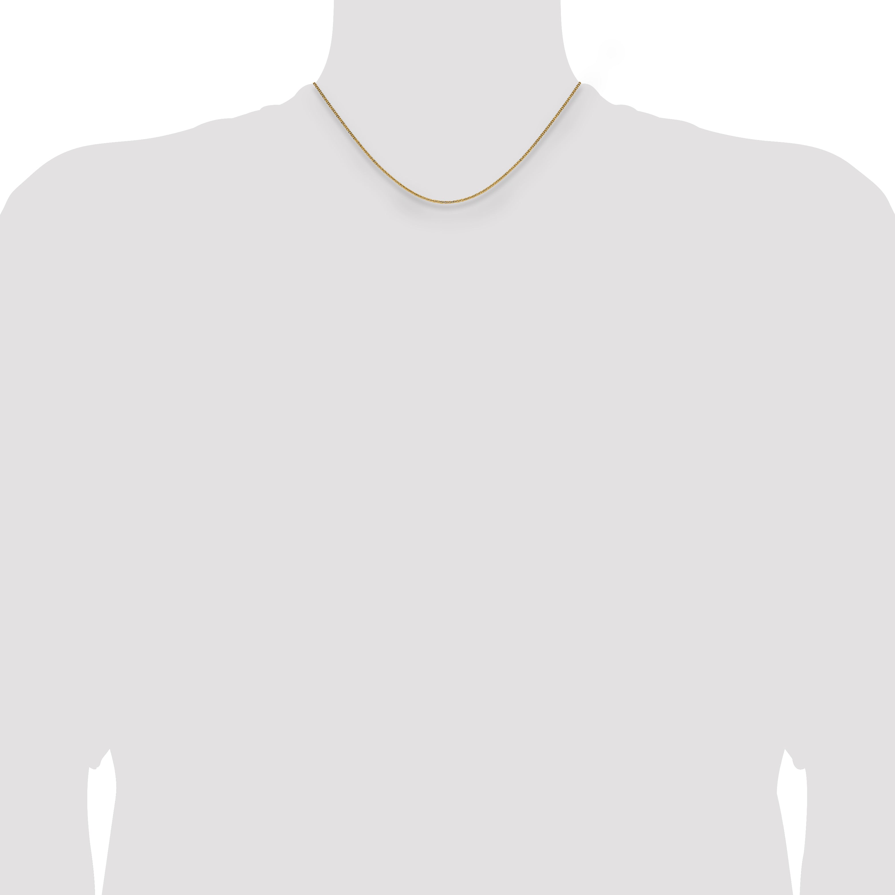 1.4mm 10K Yellow Gold Flat Cable Chain - Sophia Jewelers