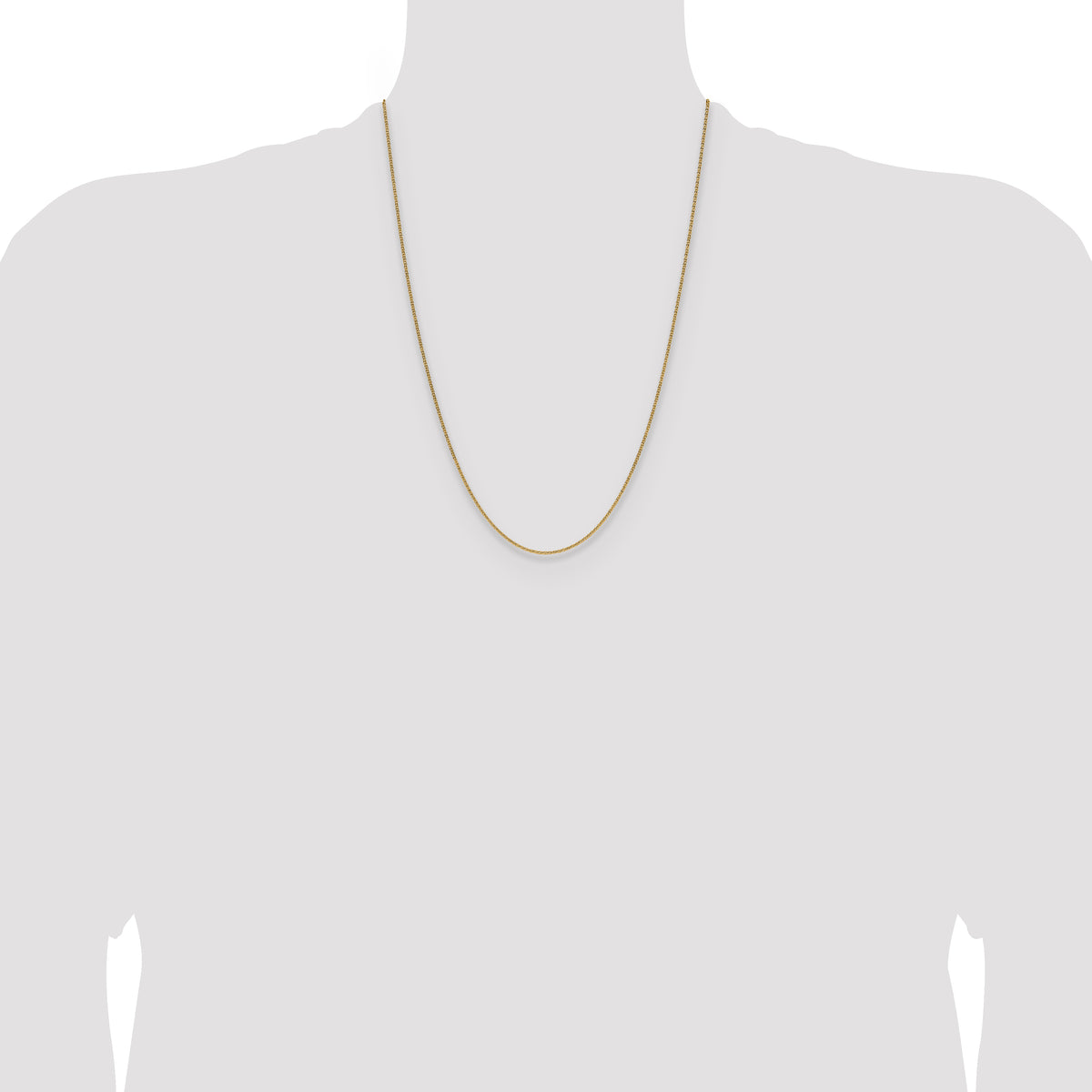 10K 1.4mm Flat Cable Chain