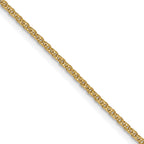 1.4mm 10K Yellow Gold Flat Cable Chain - Sophia Jewelers