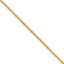 1.1mm 10K Yellow Gold Box Chain - Sophia Jewelers