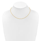 10k 1.5mm Singapore 1in+1in Adjustable Chain