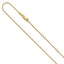 0.65mm 10K Yellow Gold Spiga Wheat Chain - Sophia Jewelers