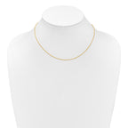 1.0mm 10K Yellow Gold Spiga Wheat Chain - Sophia Jewelers