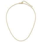 1.0mm 10K Yellow Gold Spiga Wheat Chain - Sophia Jewelers