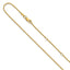1.0mm 10K Yellow Gold Spiga Wheat Chain - Sophia Jewelers