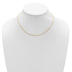 1.2mm 10K Yellow Gold Spiga Wheat Chain - Sophia Jewelers