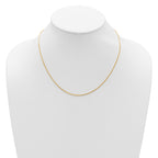 1.2mm 10K Yellow Gold Spiga Wheat Chain - Sophia Jewelers