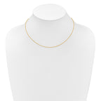 1.0mm 10K Yellow Gold Baby Spiga Chain - Sophia Jewelers