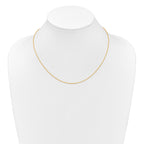 10k 1mm Baby Spiga 1in+1in Adjustable Chain