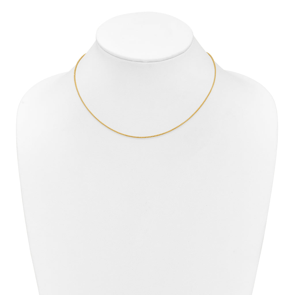 10k 1.2mm Spiga 1in+1in Adjustable Chain
