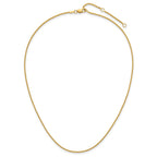 1.2mm 10K Yellow Gold Spiga Wheat Chain - Sophia Jewelers