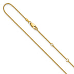 1.2mm 10K Yellow Gold Spiga Wheat Chain - Sophia Jewelers