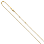 1.5mm 10K Yellow Gold Spiga Wheat Chain - Sophia Jewelers