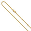 1.5mm 10K Yellow Gold Spiga Wheat Chain - Sophia Jewelers