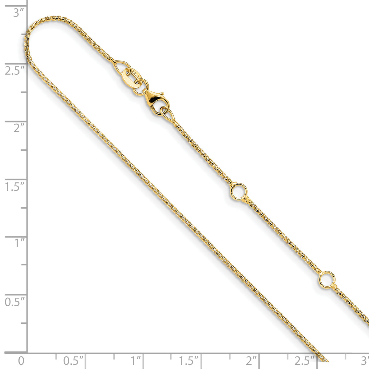 10k 1mm D/C Open Franco 1in+1in Adjustable Chain