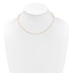 1.15mm 10K Yellow Gold D/C Open Franco Chain - Sophia Jewelers