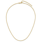 1.15mm 10K Yellow Gold D/C Open Franco Chain - Sophia Jewelers
