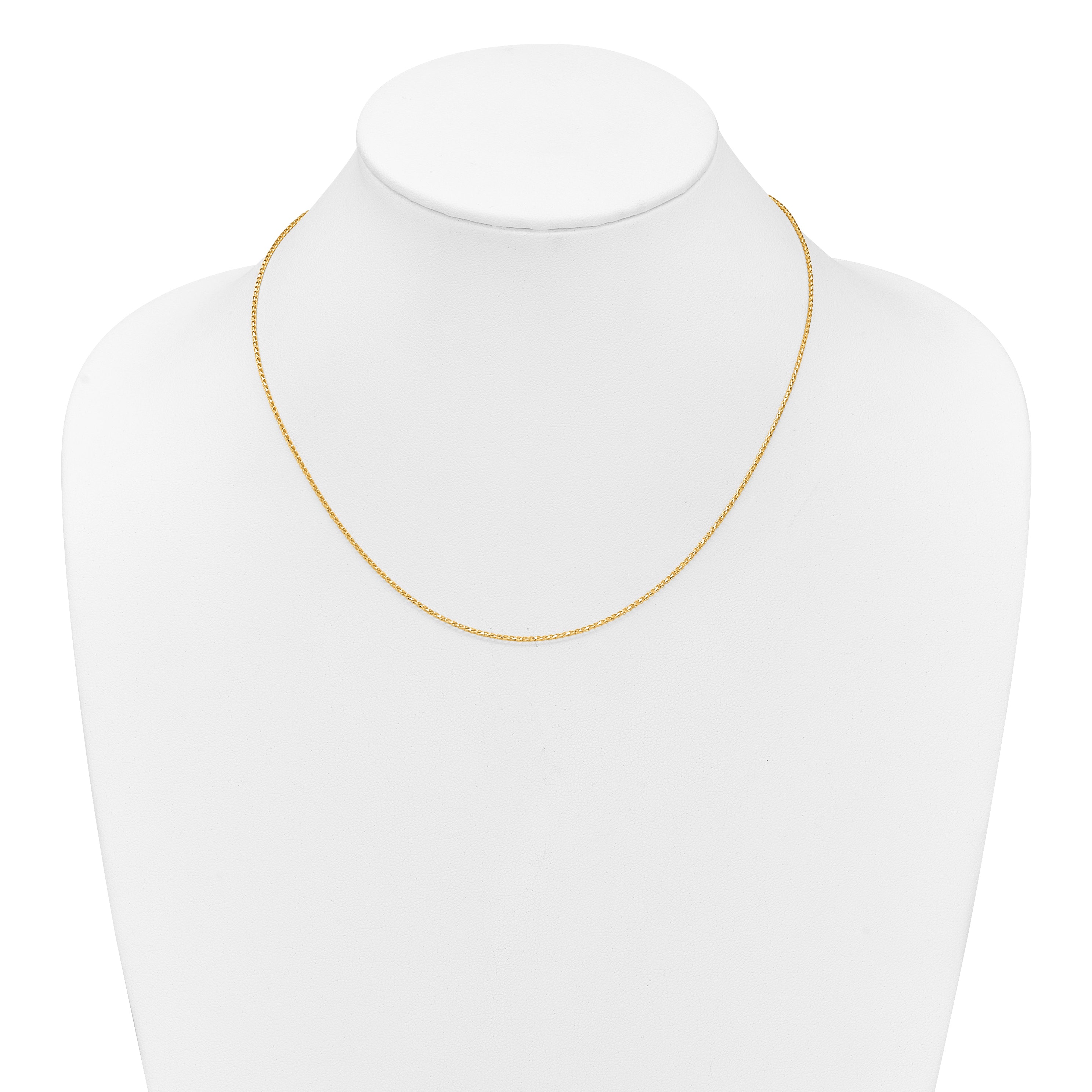 1.15mm 10K Yellow Gold D/C Open Franco Chain - Sophia Jewelers