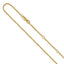 1.15mm 10K Yellow Gold D/C Open Franco Chain - Sophia Jewelers